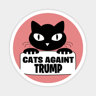 Protest Cat: Cats Against Trump Magnet